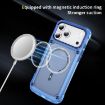 iPhone 17 Pro Max Transparent Blue MagSafe TPU + PC Case - 4