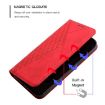 Xiaomi 14 Ultra Red Magnetic Leather Phone Case - Diamond Splicing Skin Feel - 4