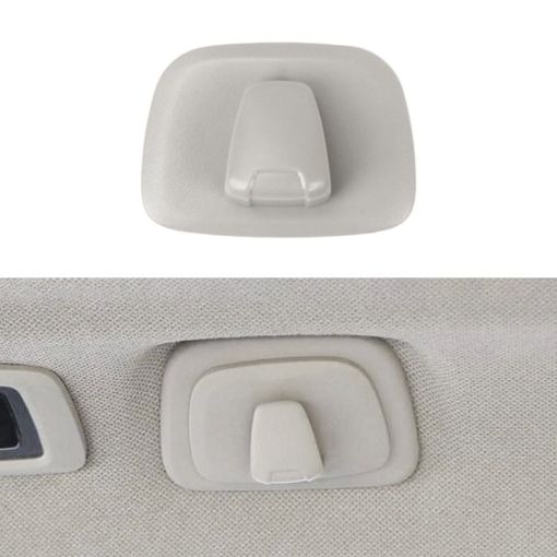 Beige Left-Drive Car Coat Hook Hanger for Volvo XC60/XC90/S90/V90/XC40 - 1