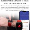 ET540 Smart Watch - 1.91" IP67 Waterproof, ECG & Glucose Monitor (Red) - 9