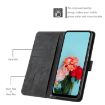 Xiaomi 14 Ultra Black Leather Phone Case with Lanyard - Stripe Pattern - 4