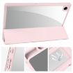 Samsung Galaxy Tab A8 Pink 3-Fold Acrylic Smart Leather Case - 4