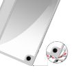 Samsung Galaxy Tab A8 3-Fold Acrylic Leather Case - Grey - 5