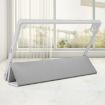 Samsung Galaxy Tab A8 3-Fold Acrylic Leather Case - Grey - 6