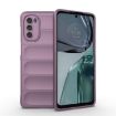 Motorola Moto G62 5G Magic Shield TPU Flannel Case - Purple - 1