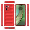 Motorola Edge 40 5G Magic Shield TPU + Flannel Case - Dark Green - 3