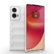 Motorola Edge 50 Fusion 5G Global Magic Shield TPU Flannel Case White - 1