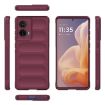 Motorola Moto G85 5G Global Magic Shield TPU Flannel Case Wine Red - 3