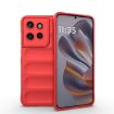Motorola Edge 50 Neo Red Magic Shield TPU + Flannel Phone Case - 1