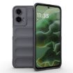 Motorola Moto G35 5G Global Magic Shield TPU Flannel Case Dark Grey - 1