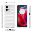 Motorola Moto G24 4G Global Phone Case - Magic Shield TPU + Flannel White - 3