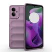 Motorola Moto G55 5G Global Magic Shield TPU Flannel Case Purple - 1