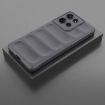 Moto G75 5G Global Magic Shield TPU Flannel Case - Dark Grey - 2
