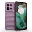 Motorola Moto G75 5G Global Magic Shield TPU Flannel Case - Purple - 1