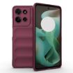 Motorola Moto G75 5G Global Magic Shield TPU Flannel Case Wine Red - 1