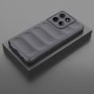 Motorola Edge 60 Stylus 5G Case - Magic Shield TPU + Flannel (Dark Grey) - 2