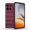 Motorola Edge 60 Pro 5G Wine Red TPU + Flannel Phone Case - 1