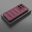 Motorola Edge 60 Pro 5G Wine Red TPU + Flannel Phone Case - 2
