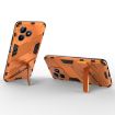 Realme C53 4G Punk Armor Phone Case with Holder - Orange, PC + TPU - 4