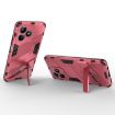 Realme C53 4G Punk Armor Phone Case with Holder - Light Red - 4
