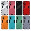 Realme C67 4G Global Punk Armor Phone Case with Holder - Red - 6