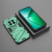 Realme 12+ 5G Punk Armor Phone Case with Holder - Green PC + TPU - 2