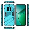 Realme 12+ 5G Punk Armor PC + TPU Phone Case with Holder - Blue - 3
