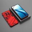 Realme 12 Pro 5G Red Punk Armor Phone Case with Holder - PC + TPU - 2