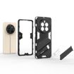 Realme 12 Pro 5G Red Punk Armor Phone Case with Holder - PC + TPU - 5
