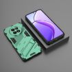 Realme 12 5G Global Punk Armor Phone Case with Holder - Green - 2