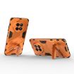 Realme 12 5G Global Punk Armor Phone Case with Holder - Orange - 4