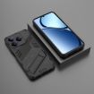 Realme C63 4G Global Punk Armor Phone Case with Holder - Black - 2