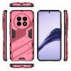Realme 13 Pro 5G Punk Armor Phone Case with Holder - Light Red - 3