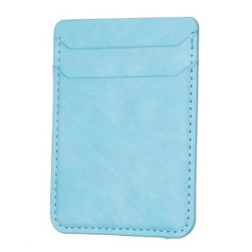 BFK13 Blue Frosted Card Bag Mobile Phone Back Sticker - 1