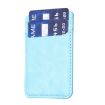 BFK13 Blue Frosted Card Bag Mobile Phone Back Sticker - 4