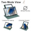 Samsung Galaxy Tab A8 Dark Green 360 Rotation Leather Case - 3