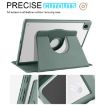 Samsung Galaxy Tab A8 Dark Green 360 Rotation Leather Case - 4