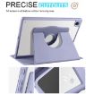 Samsung Galaxy Tab A8 Lavender Purple 360 Rotation Leather Case - 4