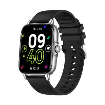 KT59 Pro Smart Watch - 1.83" IPS, Bluetooth Call, Blood Oxygen, Silver - 1