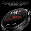 KT62 Smart Watch - 1.36" TFT Round Screen, Bluetooth Call, Blood Oxygen, Silver - 9