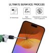 iPhone 15 Full Glue Screen Tempered Glass Film Protector - 6