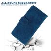 Tecno Camon 40 Pro 4G Blue Butterfly Rose Leather Phone Case - 7