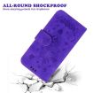 Tecno Camon 40 Pro 4G Purple Butterfly Rose Leather Phone Case - 7