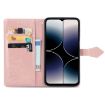 Ulefone Note 16 Pro Rose Gold Mandala Flower Leather Phone Case - 3