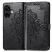 Ulefone Note 16 Pro Black Mandala Flower Embossed Leather Case - 2