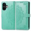 Ulefone Note 16 Pro Green Mandala Flower Embossed Leather Case - 2