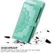 Ulefone Note 16 Pro Green Mandala Flower Embossed Leather Case - 5