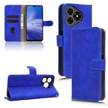 Ulefone Note 19 Blue Magnetic Flip Leather Phone Case Skin Feel - 1