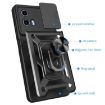 Moto G34 5G Case Blue - Sliding Camera Cover TPU+PC Design - 3