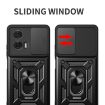Motorola Edge 50 Fusion Black TPU+PC Case with Sliding Camera Cover - 4